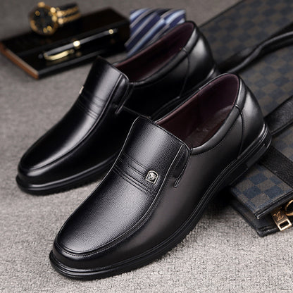 Ashton leren loafers