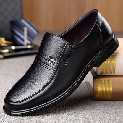 Ashton leren loafers