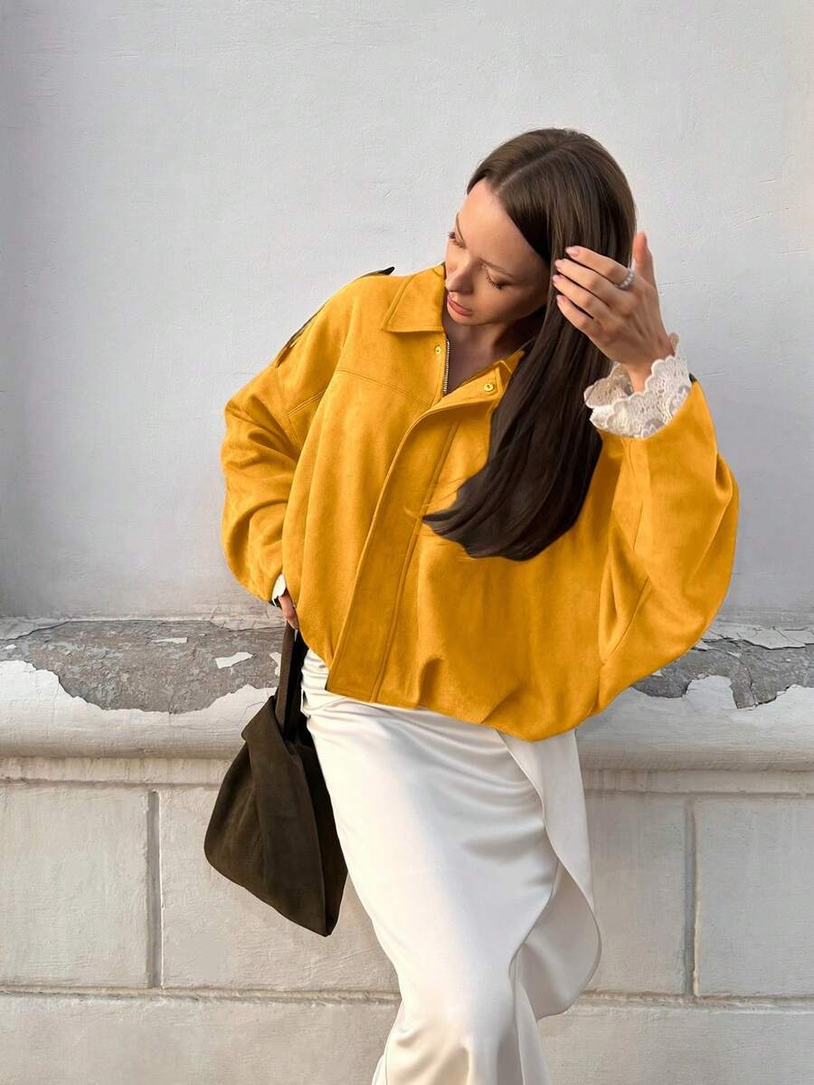 Isabella | Vintage suède jas