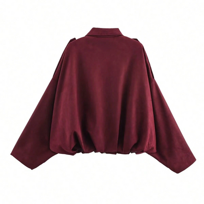 Isabella | Vintage suède jas