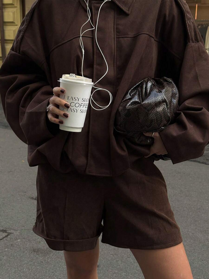 Isabella | Vintage suède jas