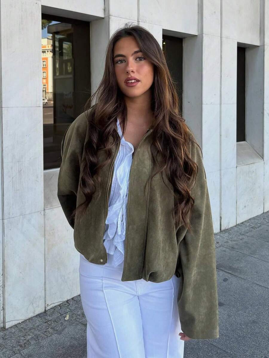 Isabella | Vintage suède jas