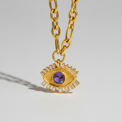 Gelukkige oog ketting