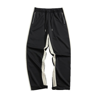Relaxed fit gestreepte joggingbroek
