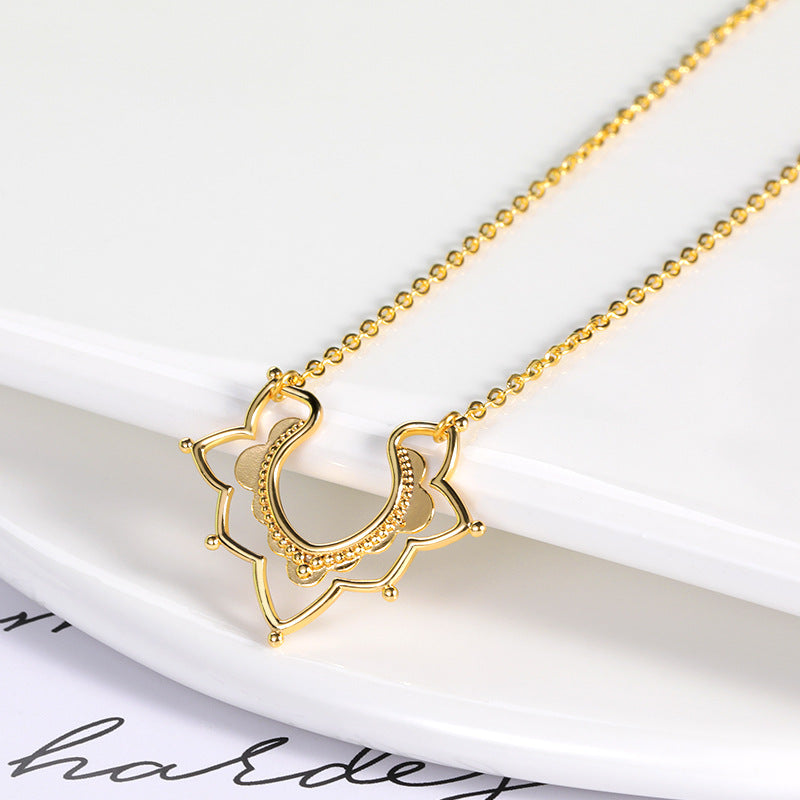 Simplistische bloemenketting