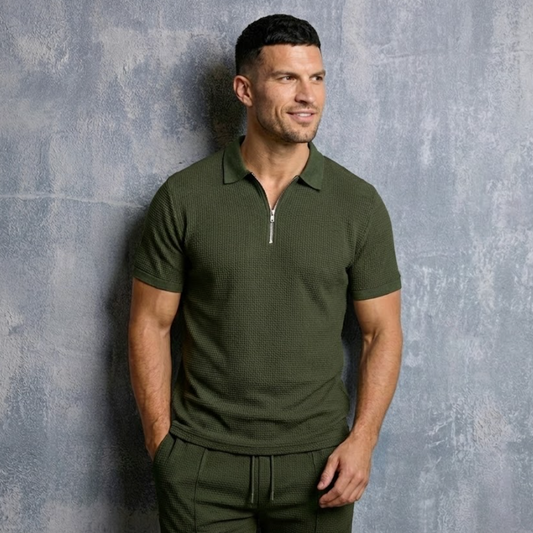 Otto | Tweedelige wafelgebreide set