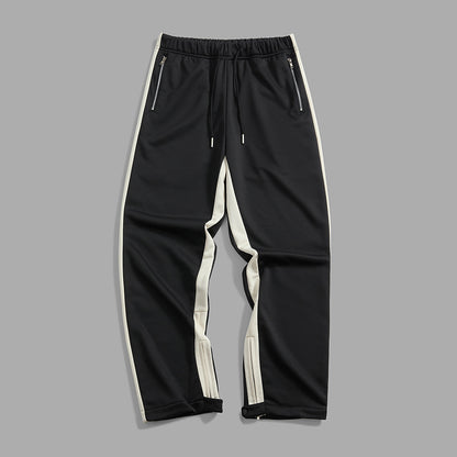 Relaxed fit gestreepte joggingbroek