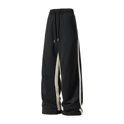 Relaxed fit gestreepte joggingbroek